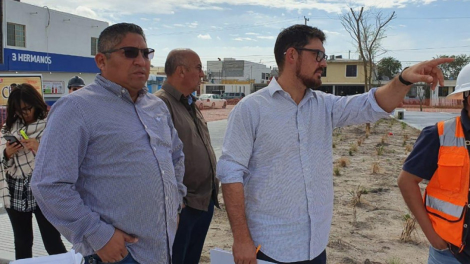 Recorre titular de SEDATU obras del Programa de Mejoramiento Urbano en Reynosa