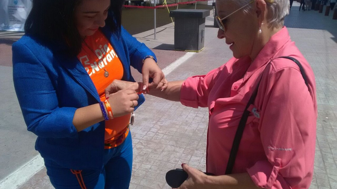 Conmemoran "Día Naranja de la No Violencia contra Mujeres y Niñas" 