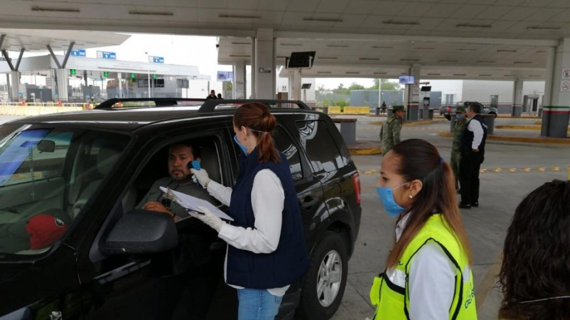 Instala Gobierno de Tamaulipas filtros en cruces internacionales