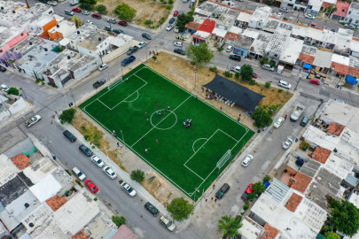Reynosa Imparable con la construcción de espacios deportivos
