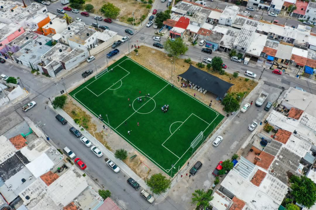 Reynosa Imparable con la construcción de espacios deportivos