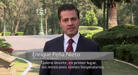 Presenta EPN el plan "Estás en tu Casa" para migrantes centroamericanos