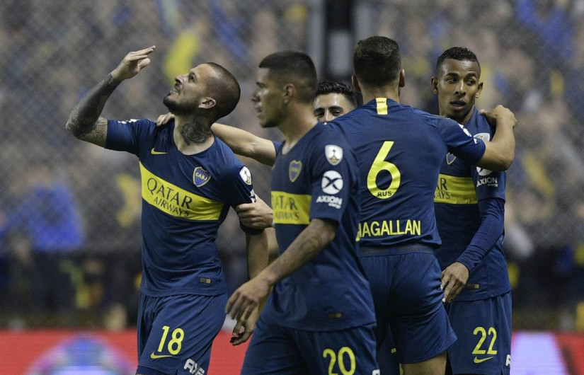Boca Juniors por su pase a final de Copa Libertadores ante Palmeiras
