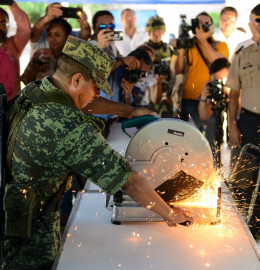 Convocan a campaña de canje de armas en Nuevo Laredo