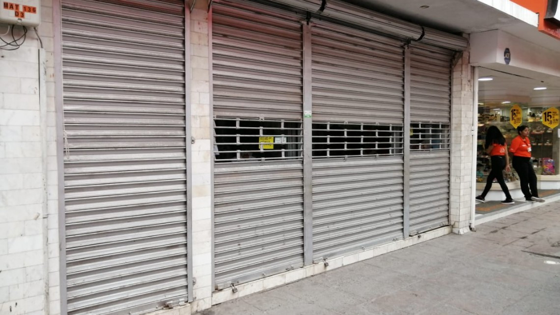 En el centro histórico de Matamoros solo el 50% de los negocios han cerrado sus puertas