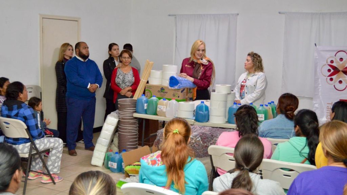 Dona Gobierno de Tamaulipas artículos de primera necesidad a Centros Migrantes fronterizos