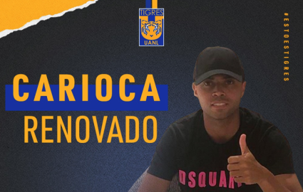 Rafael Carioca renueva contrato con Tigres
