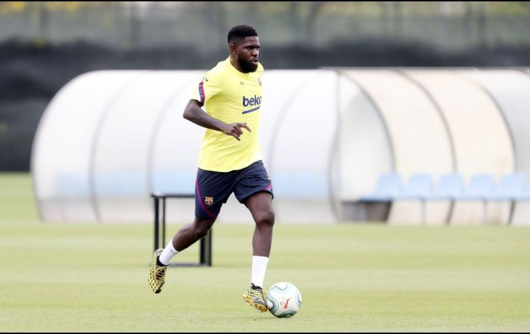 Samuel Umtiti, primer lesionado del Barcelona tras el confinamiento