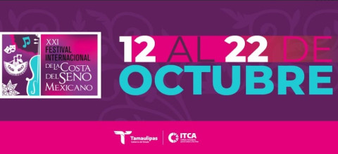 Todo listo para inicio de Festival Internacional de la Costa del Seno Mexicano 