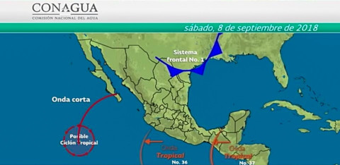 Emiten alerta precautoria por lluvias en los dos Laredos