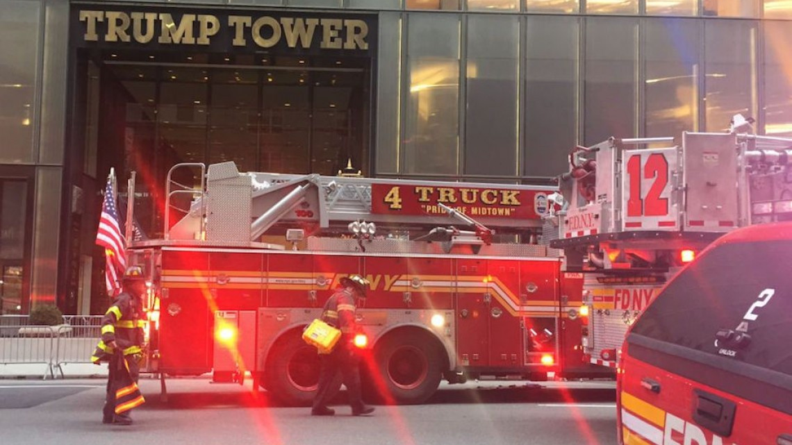 Se reporta incendio en la Torre Trump en Nueva York