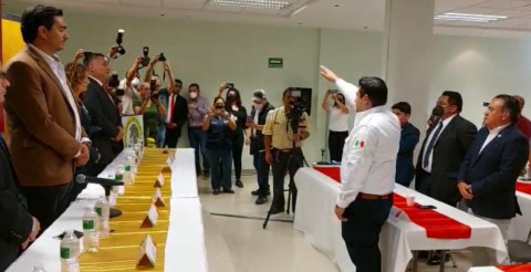 Rinde protesta líder del FSTSE en Reynosa 