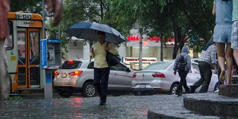 Pronostican lluvias de diferente intensidad en todo el país