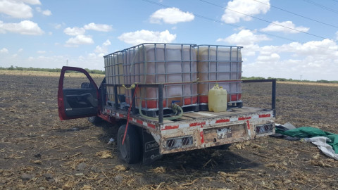 Aseguran 5 mil 400 litros de combustible robado