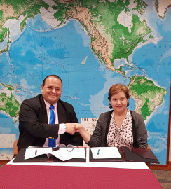 Firman convenio Conalep y Texas A&M International University