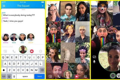 Ahora Snapchat cuenta con videochats grupales