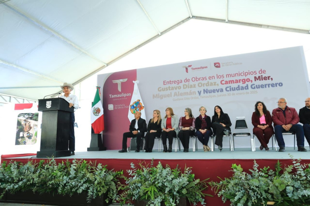 Impulsa Américo a los cinco municipios de La Ribereña con 243.6 MDP en obras