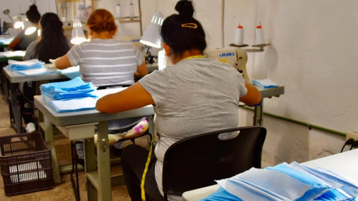 Inicia CEDES Victoria con elaboración de cubrebocas