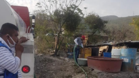 SEBIEN y COMAPA VICTORIA llevan a familias agua potable
