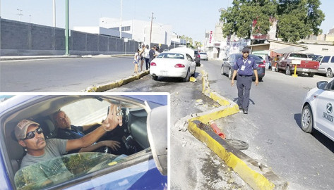 Daña muros del Sentri en Nuevo Laredo