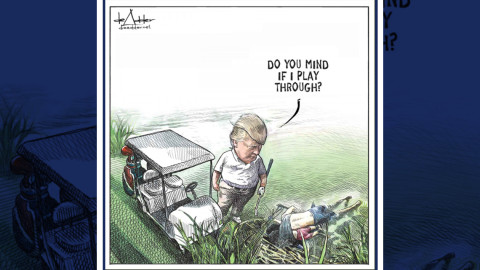 Caricaturista es despedido por burlarse así de Trump