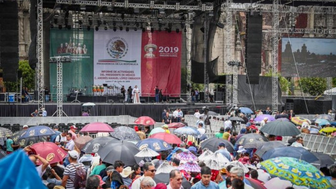 Así el panorama antes del Informe de AMLO