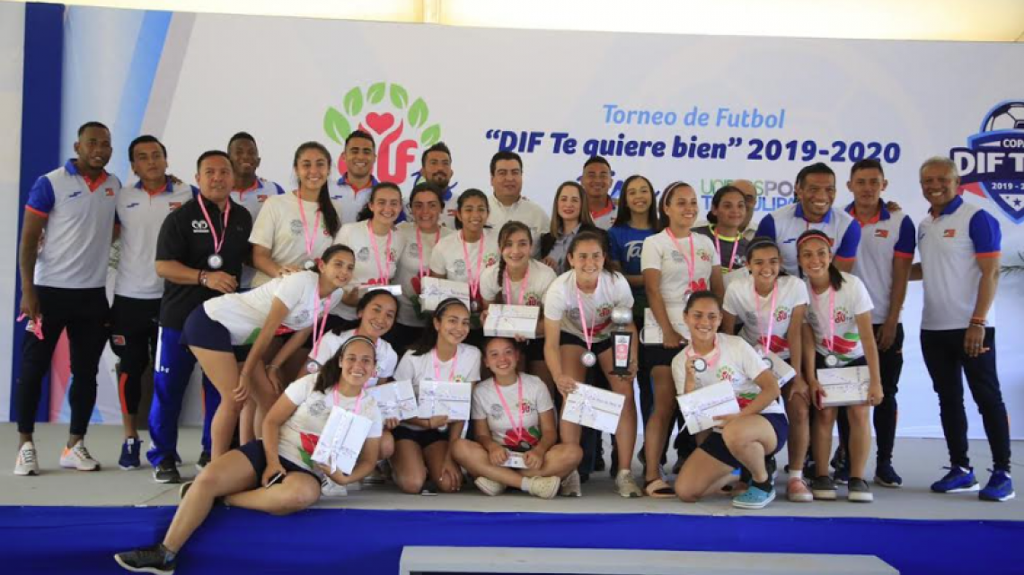 Premian a ganadores del torneo estatal de la copa DIF Tam