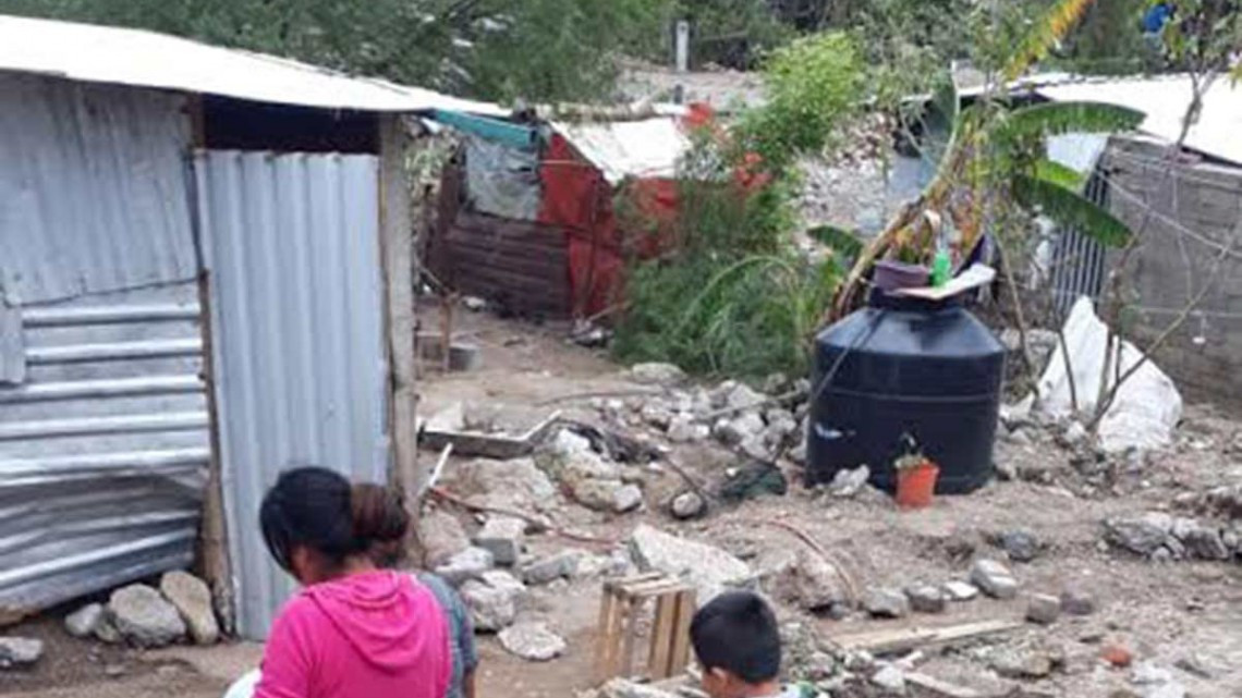 Granizadas dejan daños en más de 100 viviendas en Oaxaca