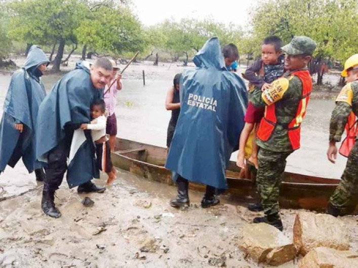 Narda provoca suspensión de clases en al menos 5 estados