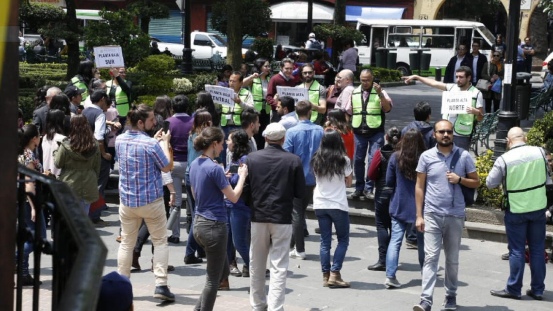 Así se vivió el Macro Simulacro 2018 en CDMX