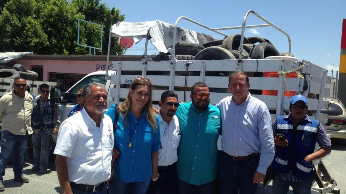 Alcaldesa apoya programa de descacharrización
