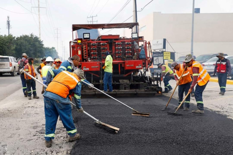 Supervisó el Presidente Municipal rehabilitación de pavimento