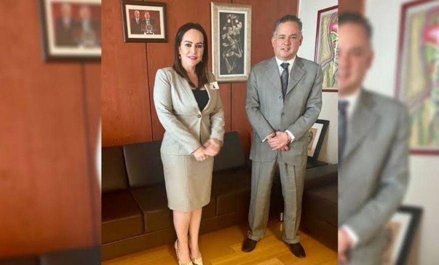 Carmen Canturosas visita a la UIF por motivos de diálogo en combate a la corrupción