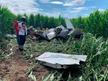Mueren 4 tras desplome de avioneta en Chihuahua