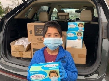 Conoce a Zohaib, un niño que donó insumos médicos a un hospital