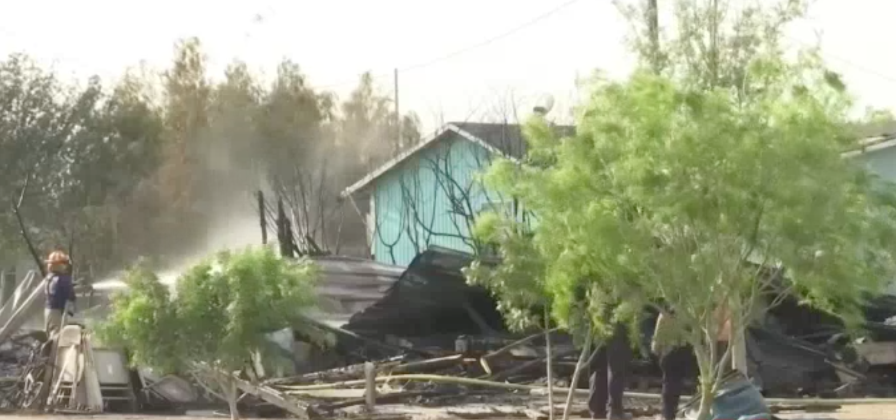 Familia de Mercedes se queda sin nada tras incendio 