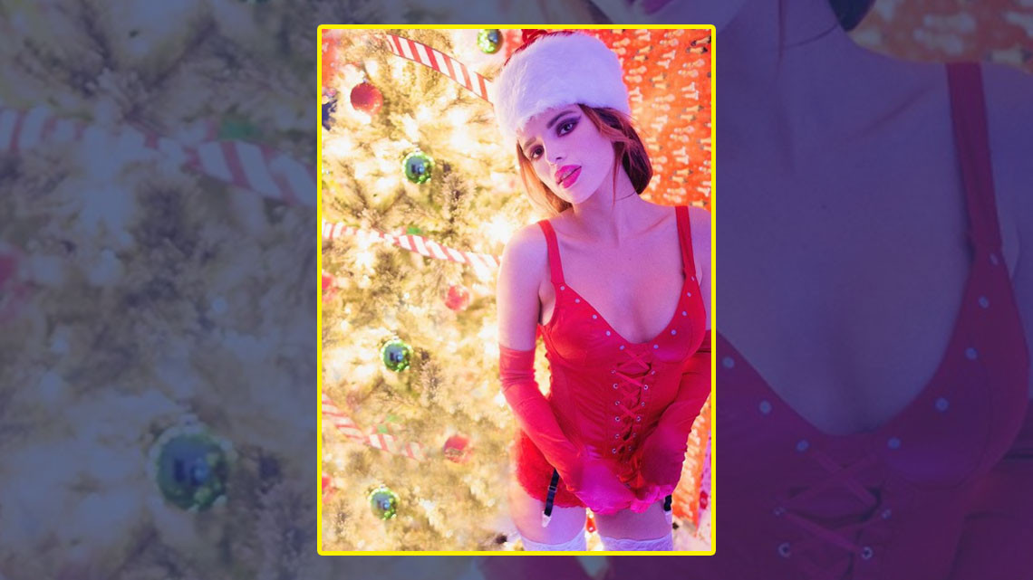 Así recibe Bella Thorne la Navidad