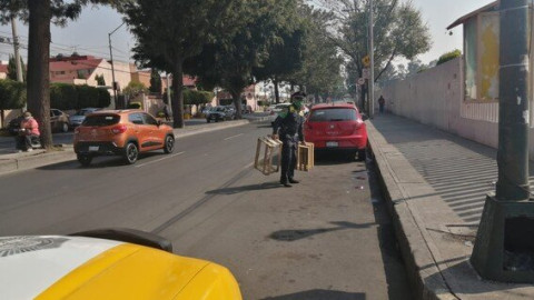 Sancionarán con trabajo comunitario a quien aparte lugares en la calle en CDMX