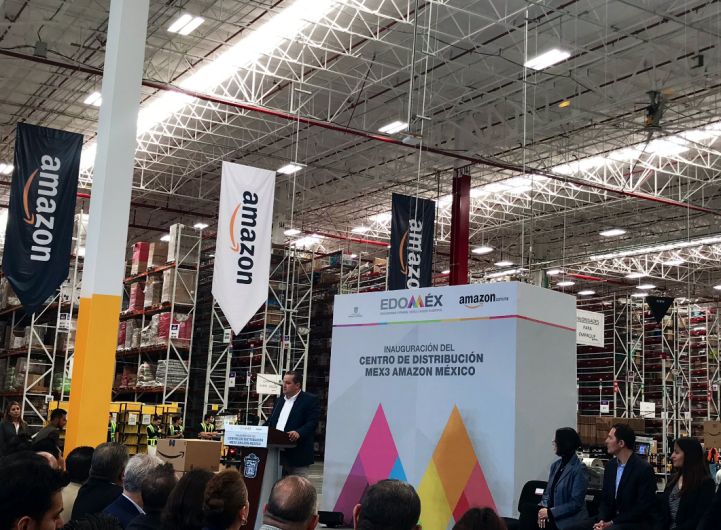 Amazon inaugura en México su centro de distribución más grande de AL 
