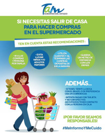 Emite salud recomendaciones para acudir al Supermercado