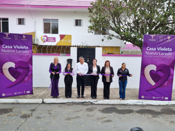 Apertura tercera Casa Violeta en Tamaulipas