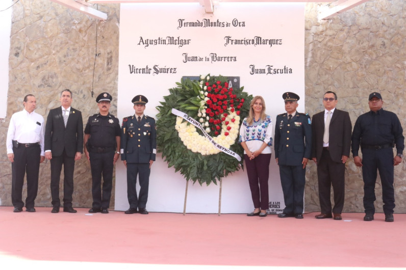 Ayuntamiento de Reynosa rinde homenaje a los Niños Héroes