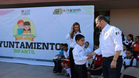 Primer Ayuntamiento Infantil en la Ciudad de Río Bravo