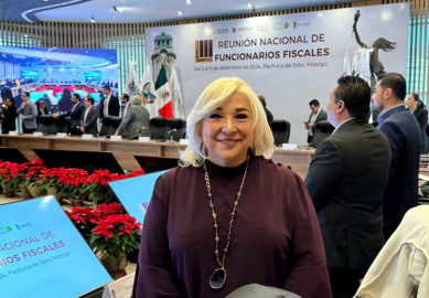 Adriana Lozano representa a Tamaulipas en Reunión Nacional de Funcionarios Fiscales 