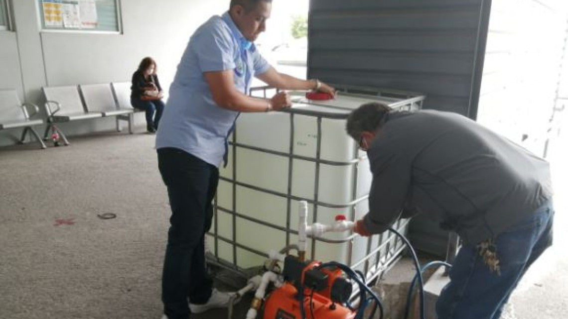 Grupo de empresarios de Matamoros dona Cabina Sanitizante a la clínica del ISSSTE