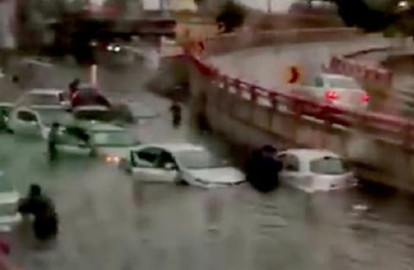 Se registran inundaciones en diferentes zonas de Nuevo León 