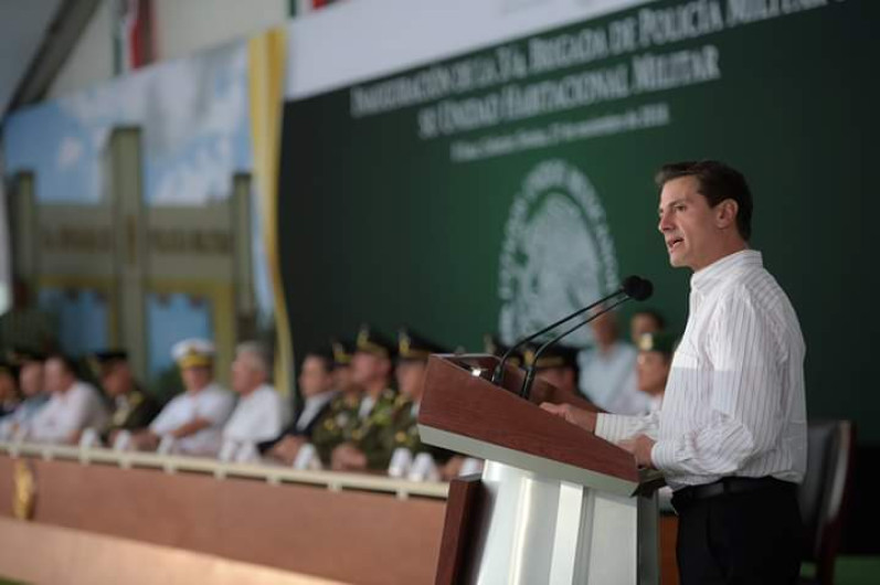 EPN pide al Estado Mayor, ser leal con nuevo gobierno