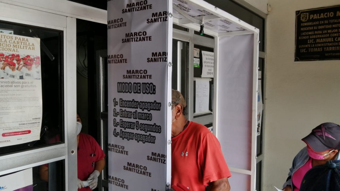 Se aplican medidas mas extremas en la presidencia municipal de Matamoros