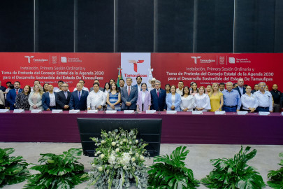 Participa Carlos Peña en toma de protesta del Consejo Estatal de Agenda 2030