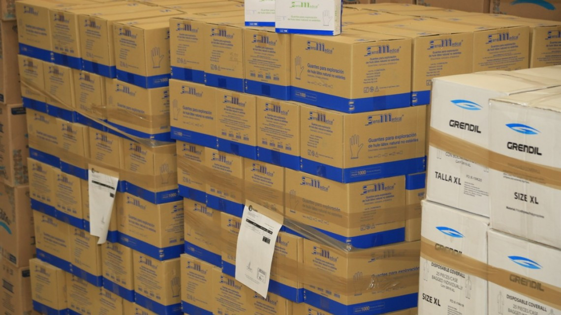 Distribuye Gobierno de Tamaulipas insumos para personal de Salud en Tamaulipas